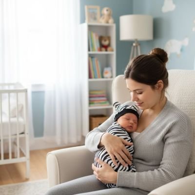 Couverture enveloppante bébé apaisante