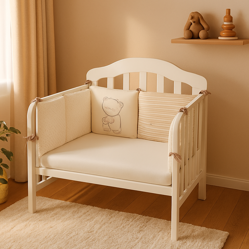 tour de lit bebe-ours_beige