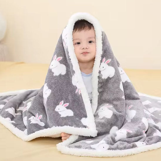 Couverture bebe-lapin