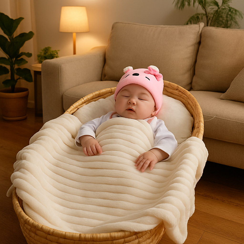 Couverture en polaire bebe-magique