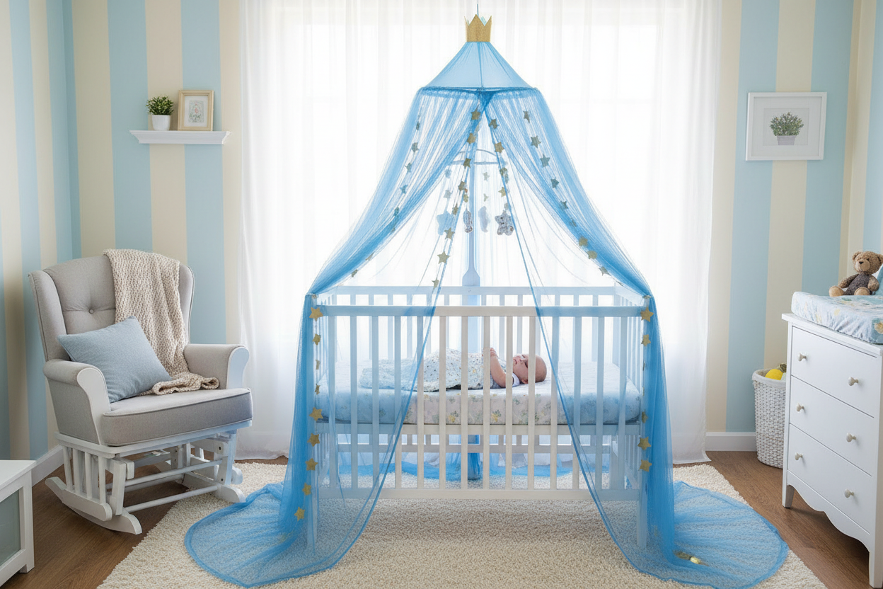 Lit Bébé Moustiquaire-chateaux-bulle