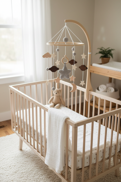 Mobile pour bébé nuage e étoile