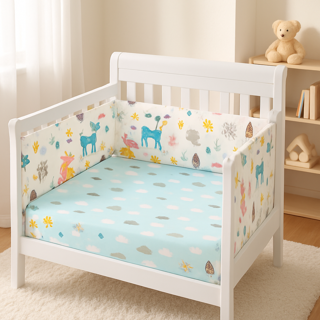 Tour de lit bebe_foret