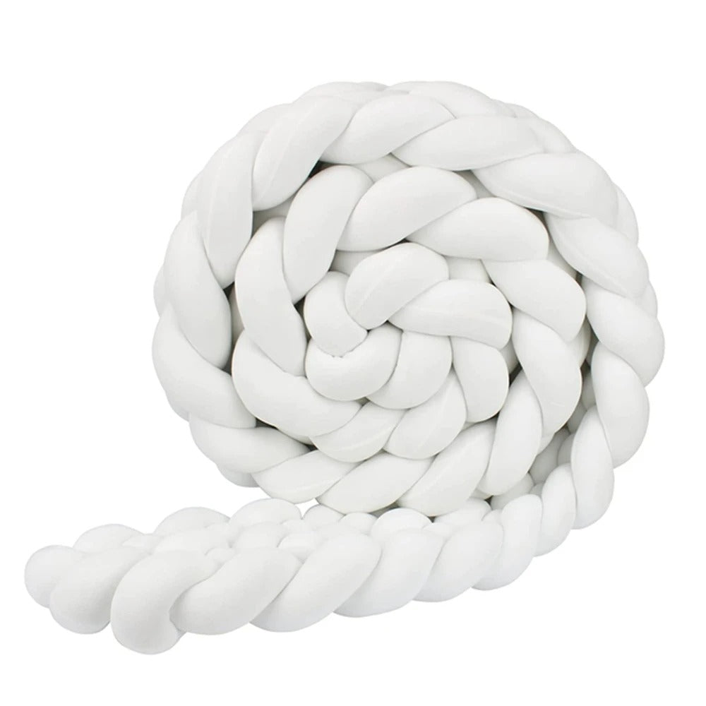 Tresse de lit-cocon-blanc-nuage