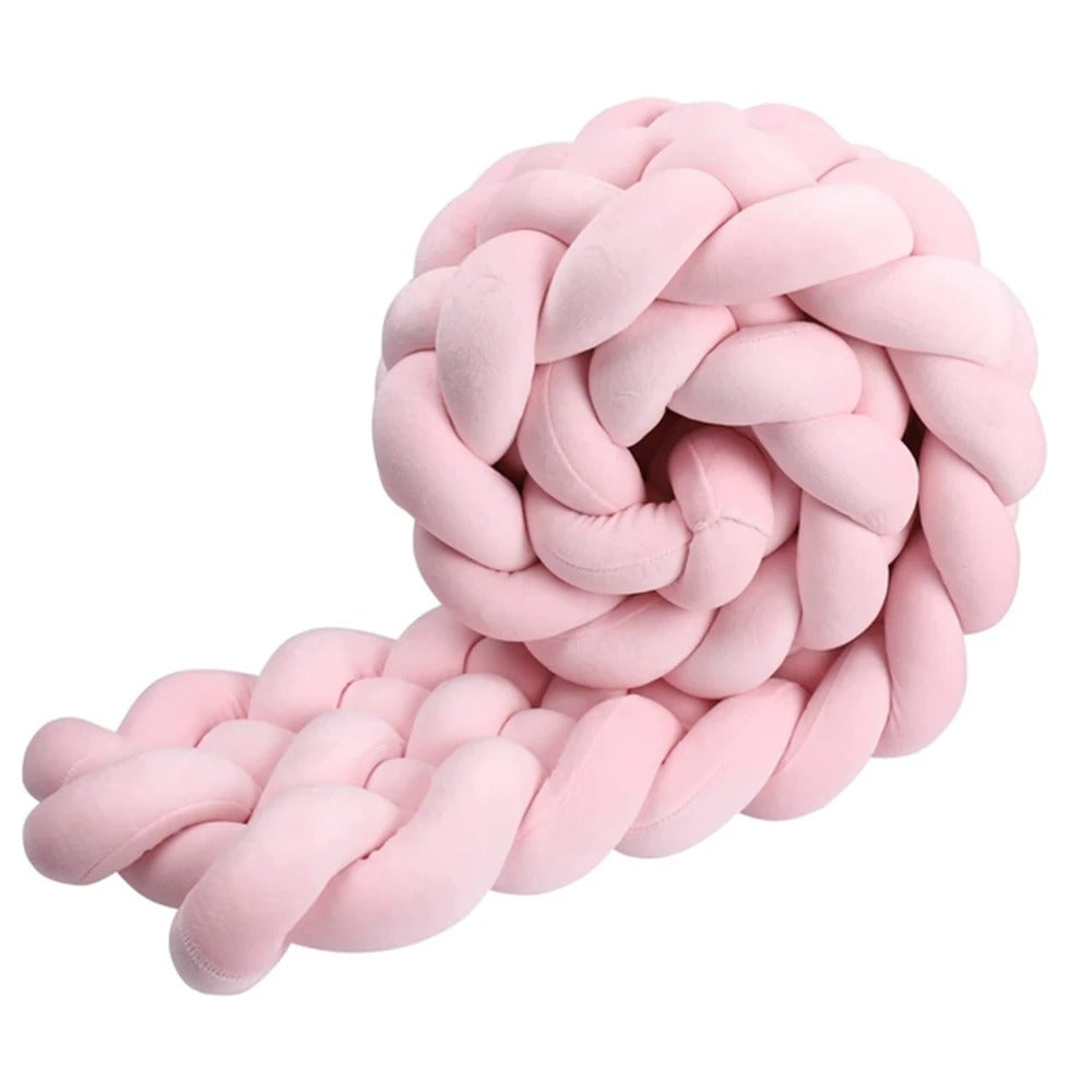 Tresse de lit-rose-coco