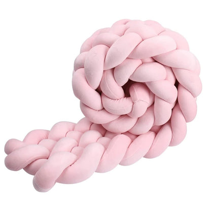 Tresse de lit-rose-coco