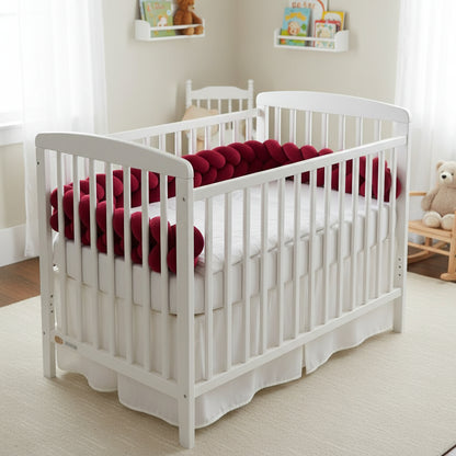 Tresse de Lit Bébé | Cocon Protecteur Velouté - Sécurité Douce | Baby Astrance