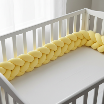Tresse de Lit Bébé | Cocon Protecteur Velouté - Sécurité Douce | Baby Astrance