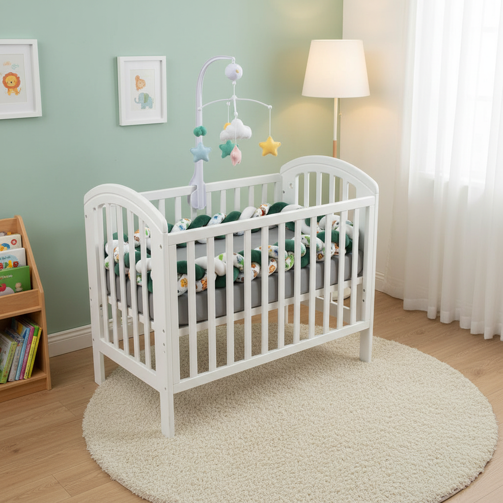 Tresse tour de lit | Protection Douce - Sécurité & Confort | Baby Astrance