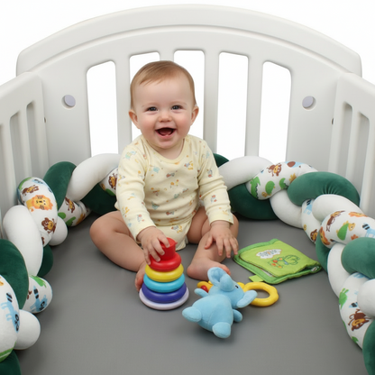 Tresse tour de lit | Protection Douce - Sécurité & Confort | Baby Astrance