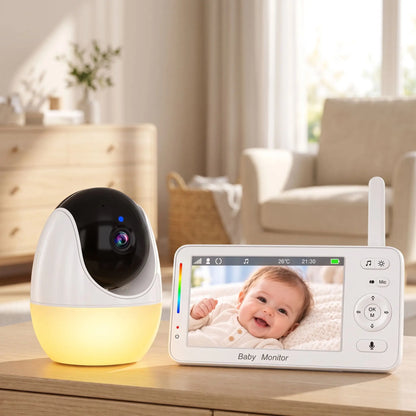 babyphone camera surveillance sourient