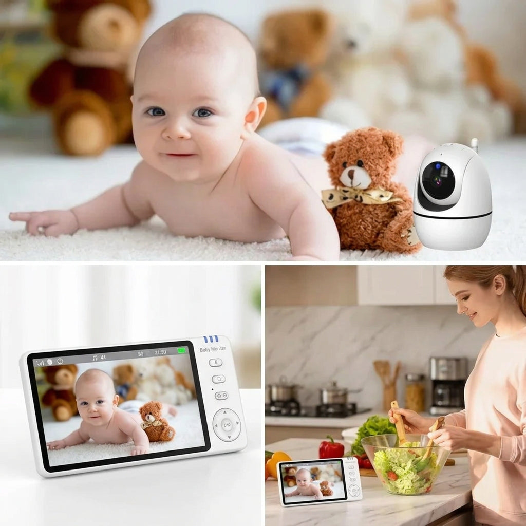 babyphone camera surveillance tranquille dans la cusine