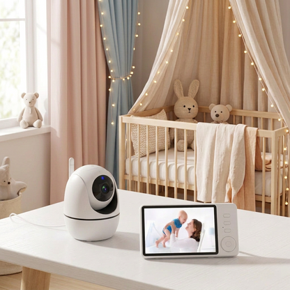 babyphone camera surveille maman et bébé