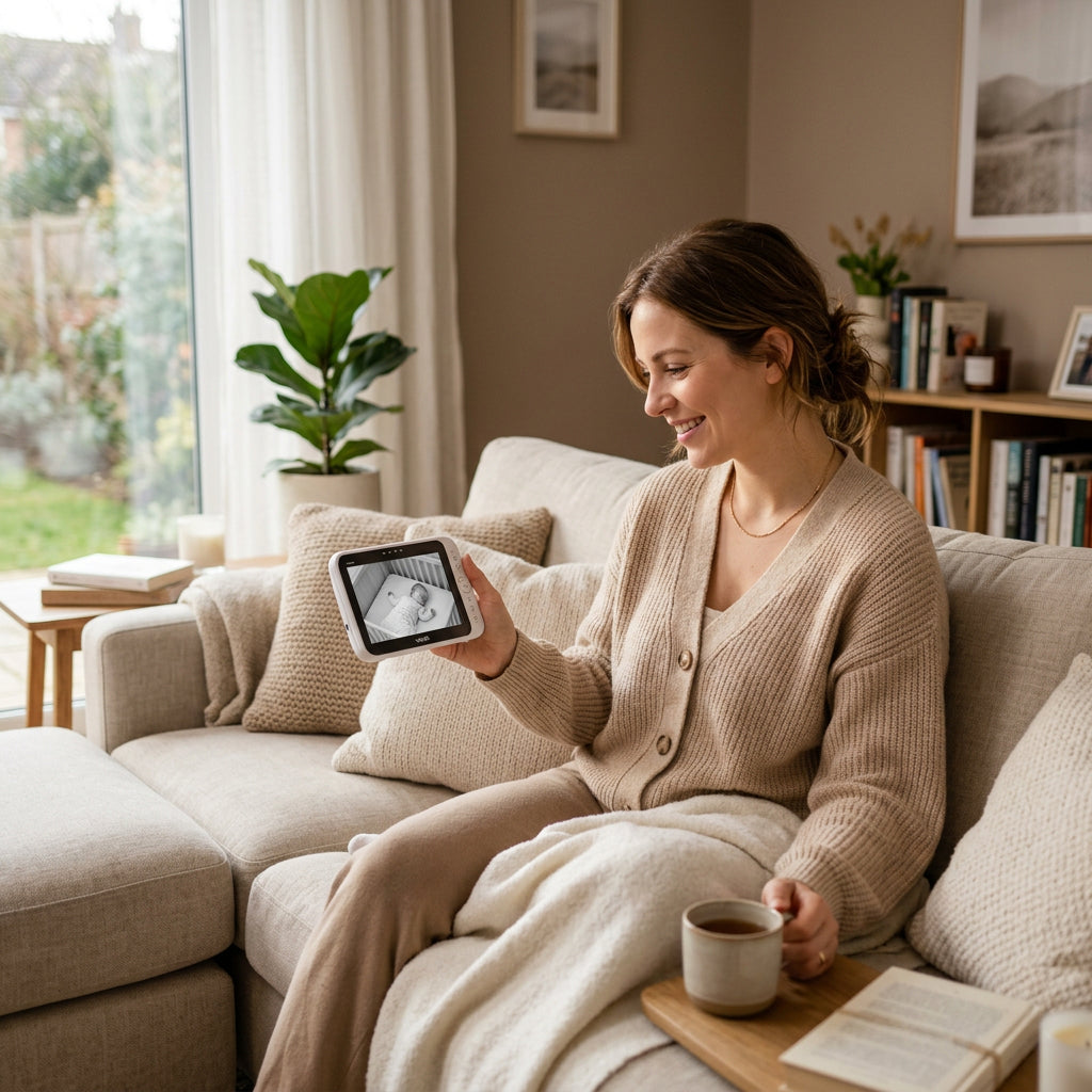 babyphone surveillance adorable avec bébé