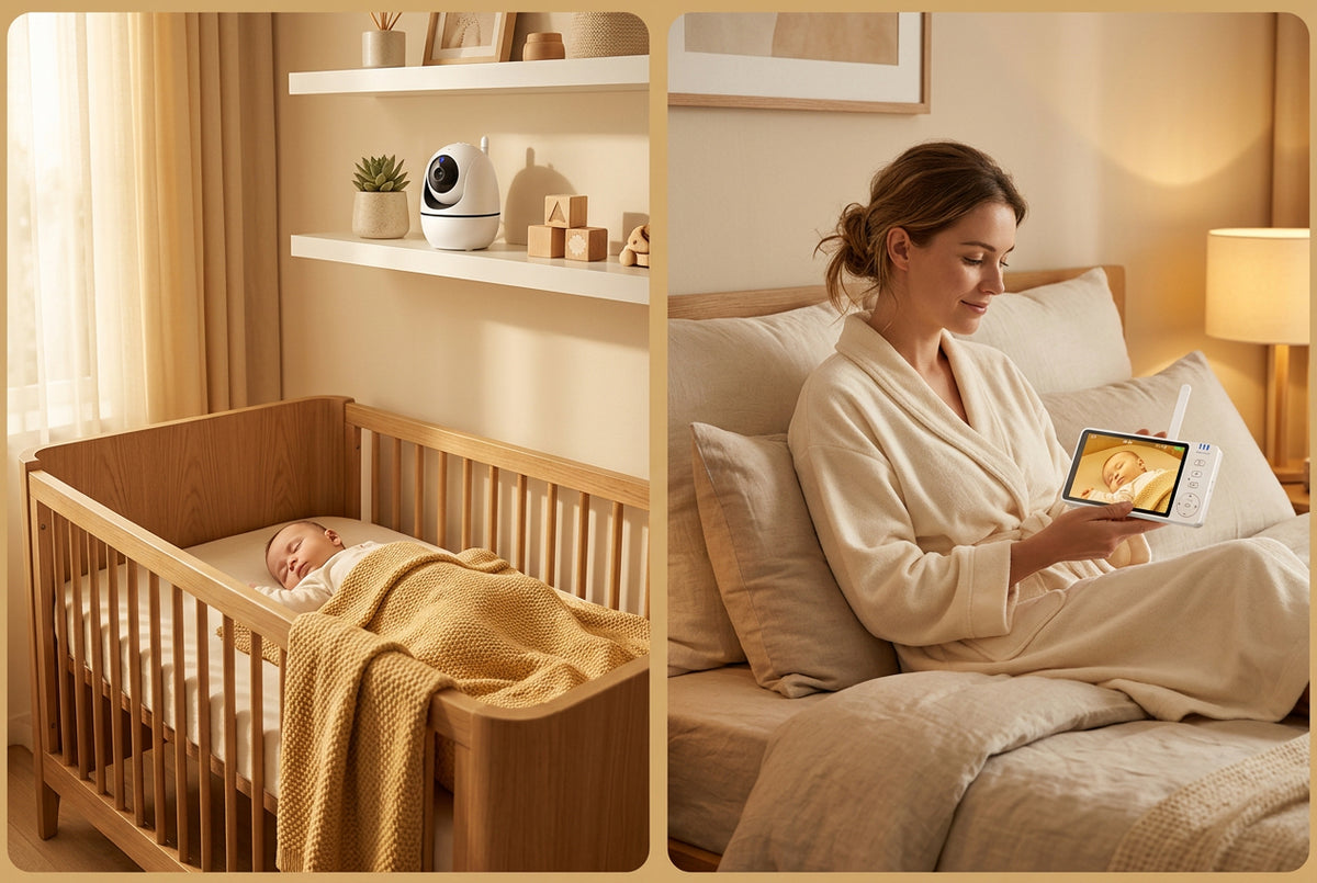 babyphone surveillance tranquille avec maman