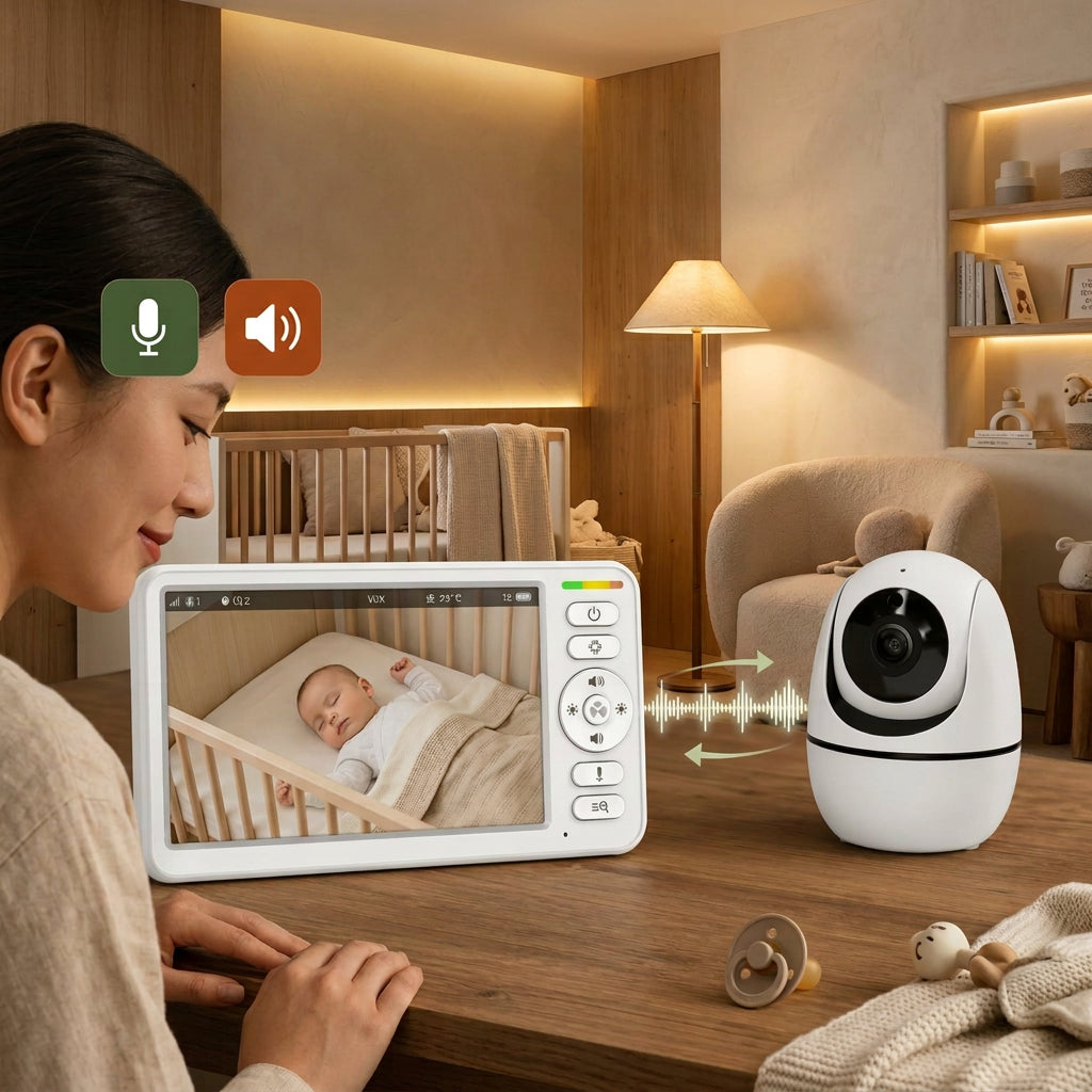 babyphone surveillé bébé en tout traquilité