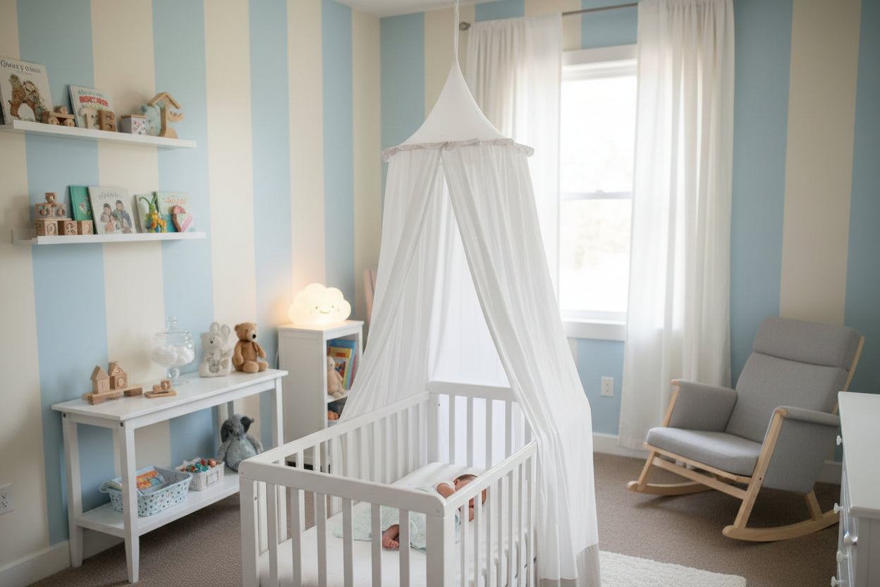 bebe moustiquaire-chateaux-cocon-douillet