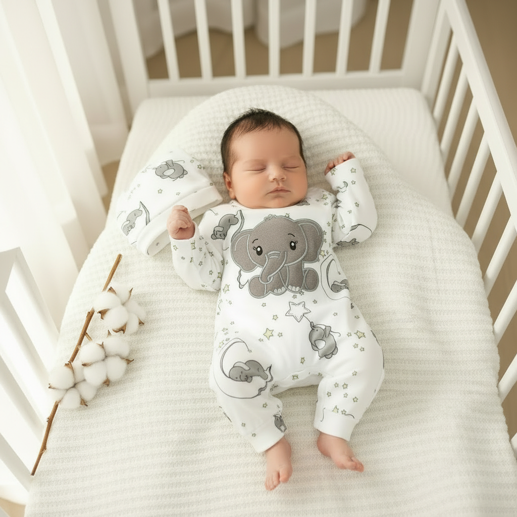 bébé pyjamas éléphant joyeux