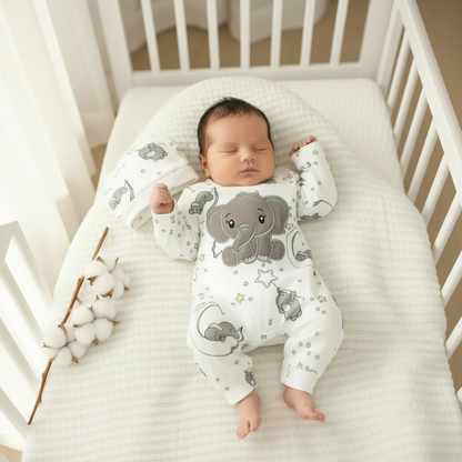 bébé pyjamas éléphant joyeux