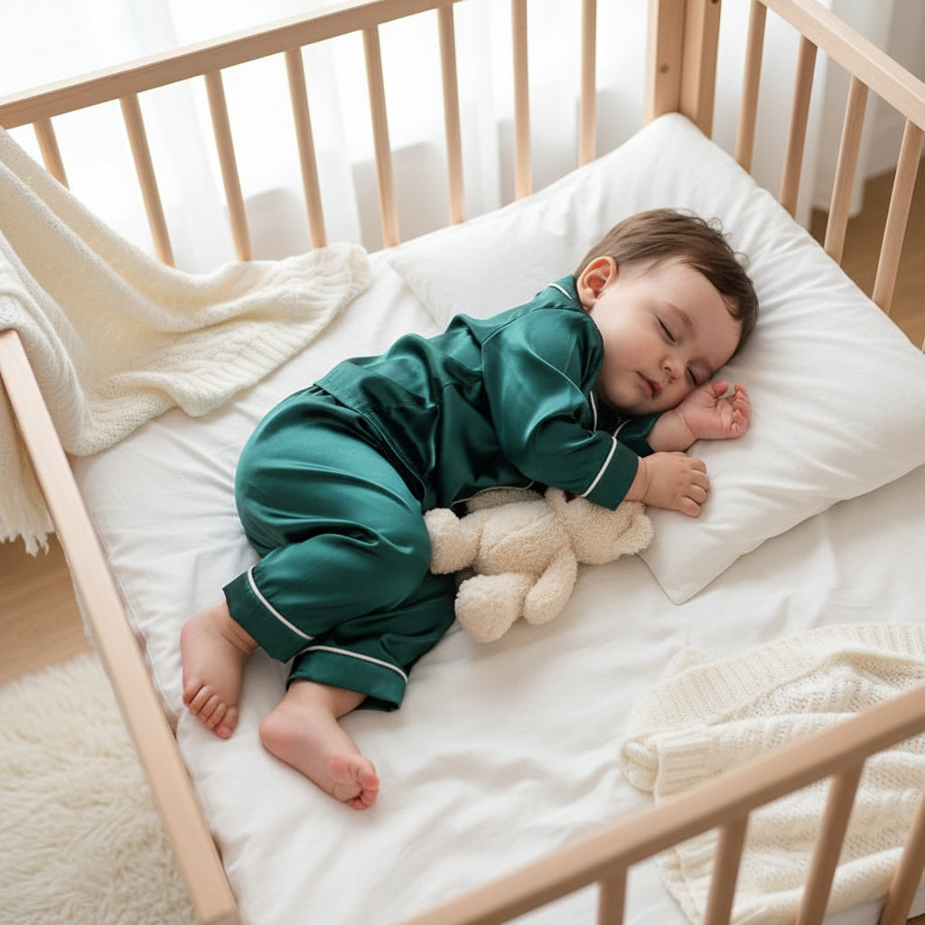 bébé pyjamas vert confort