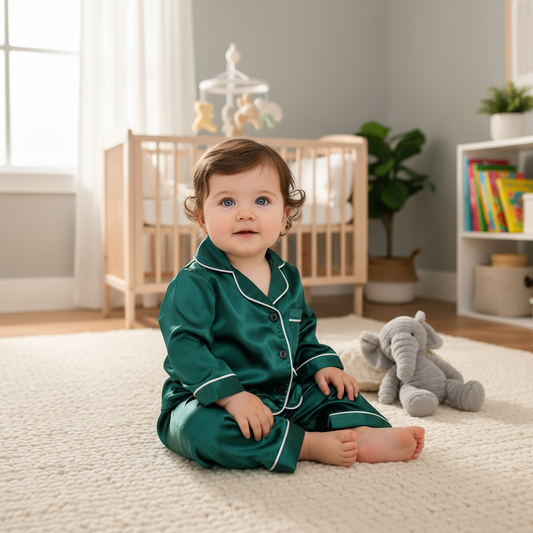 bébé pyjamas vert radieuse