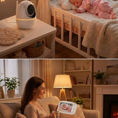 camera babyphone surveillance au salon