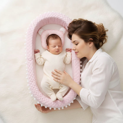 couffin pour bébé cocon rose
