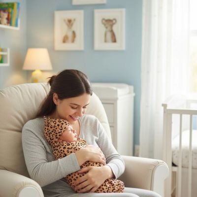 Couverture enveloppante bébé sécurisant