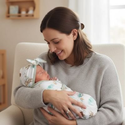 Couverture pour envelopper bebe cocon