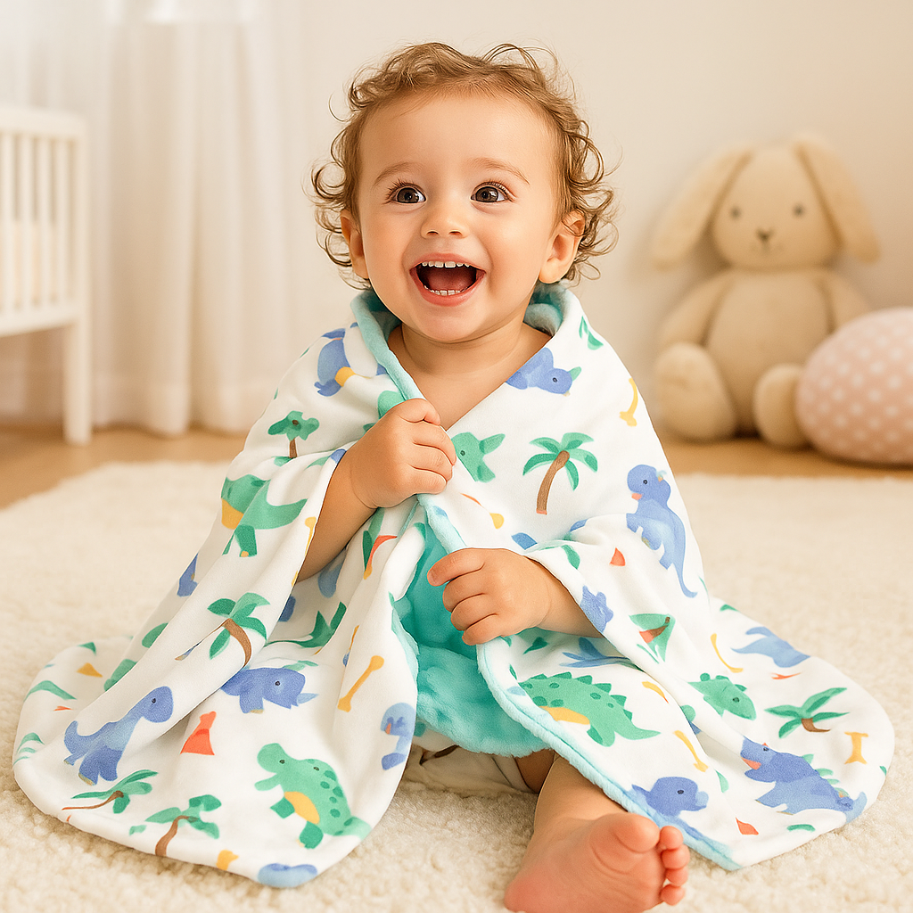couverture bébé-animeaux