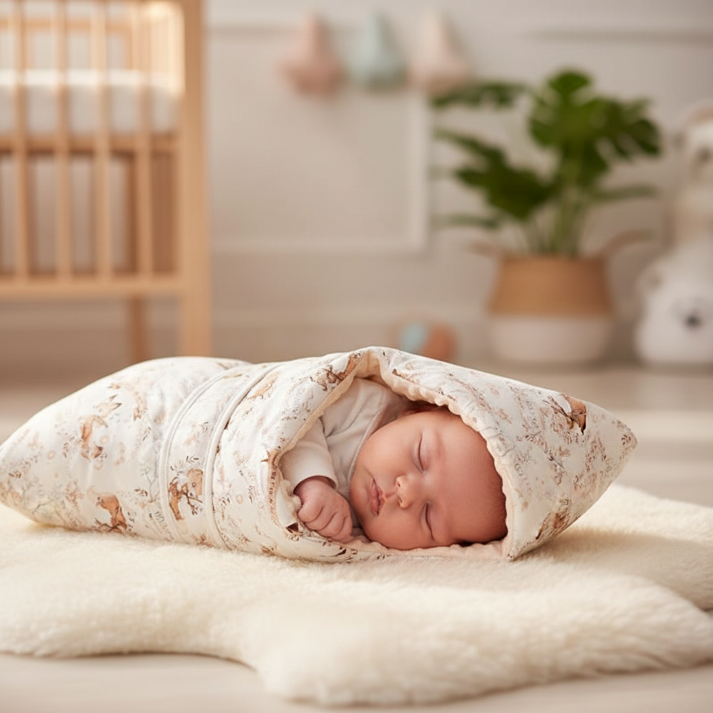 couverture chaude pour bébé cocon reconfortante