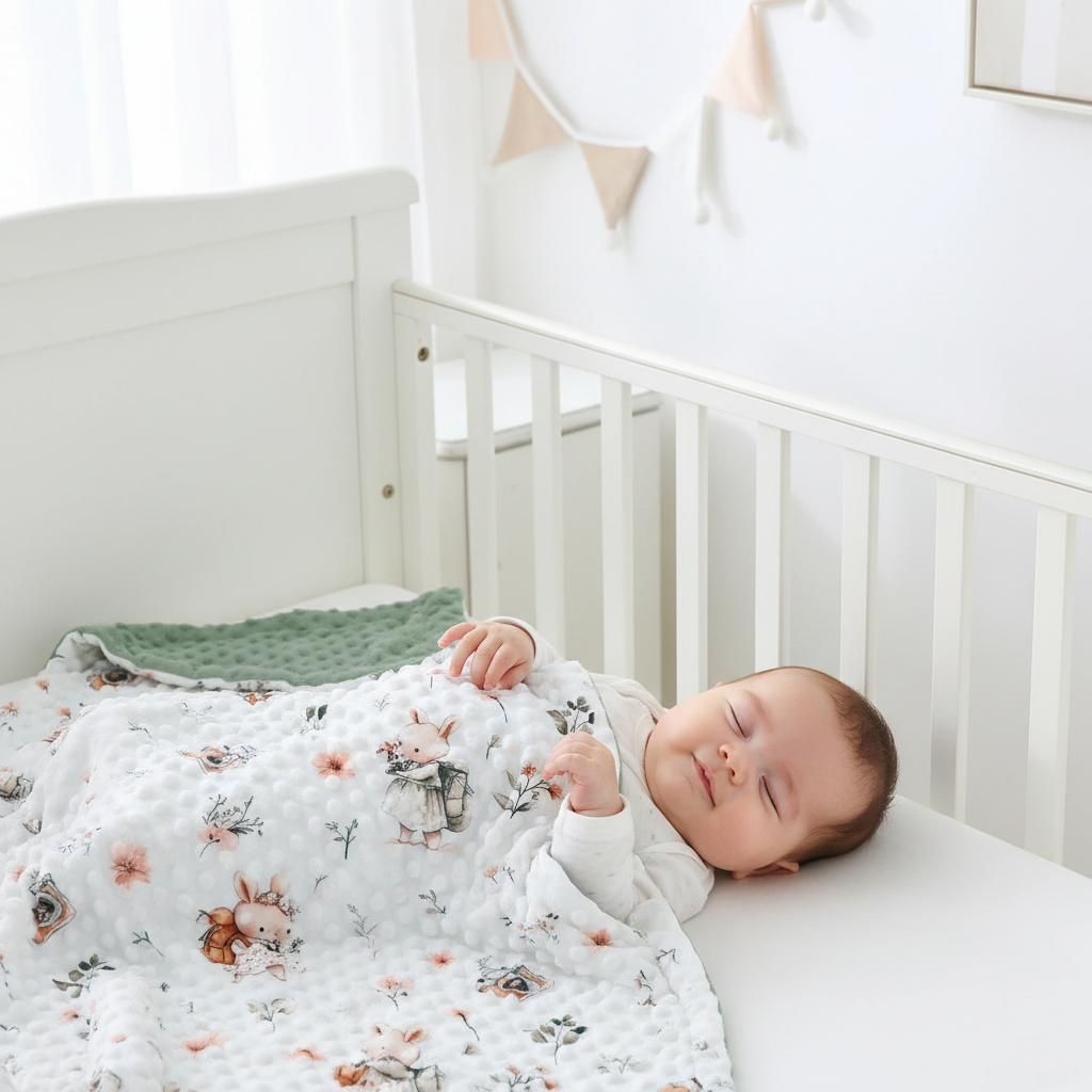 couverture chauffante bebe velours coconig douillé