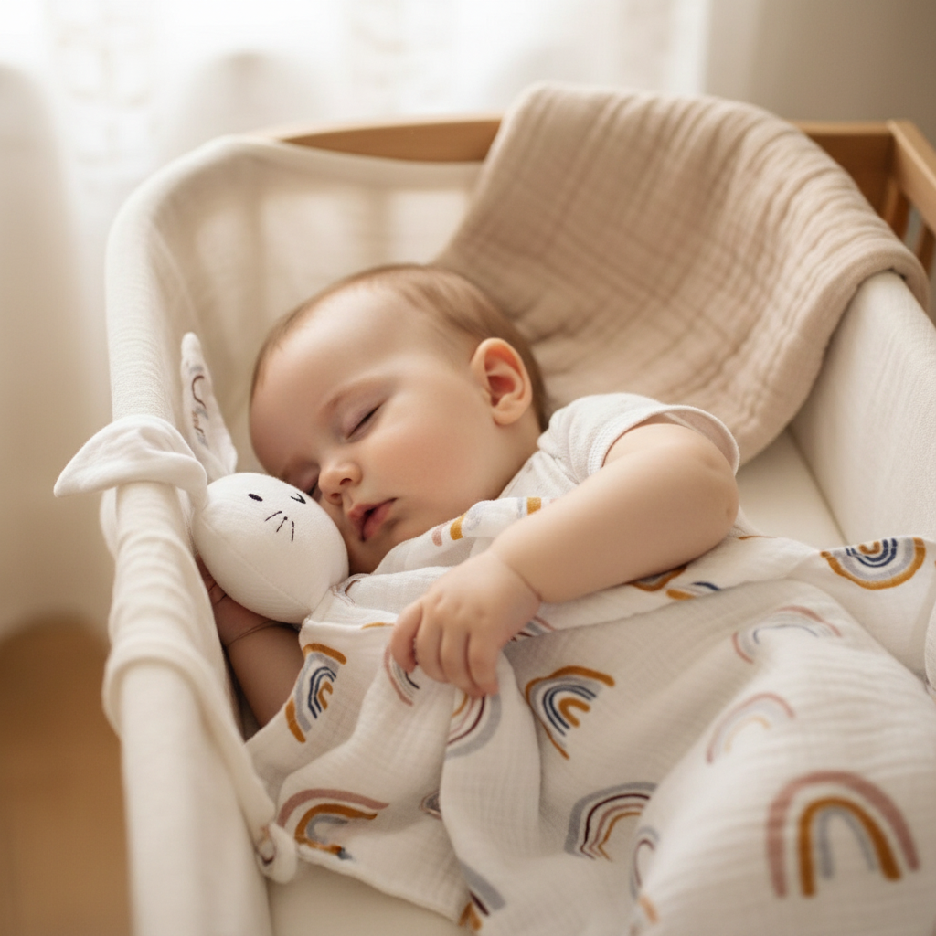 doudou bebe-arc-an-ciel