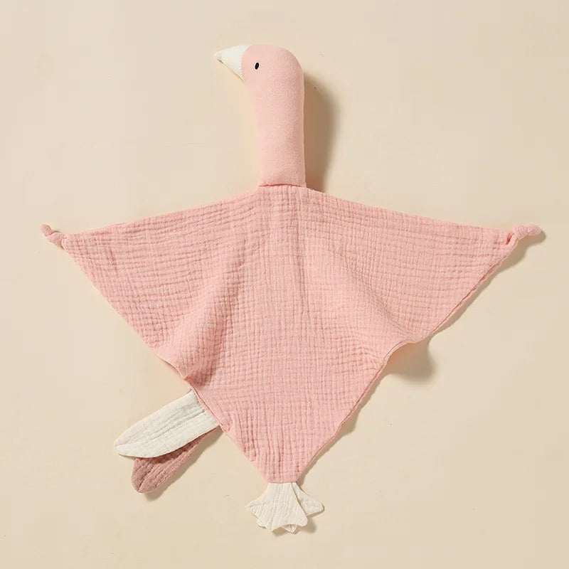 doudou bebe-cygne-rose