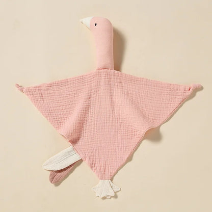 doudou bebe-cygne-rose