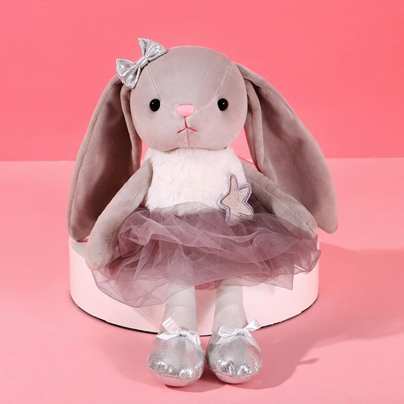 doudou bebe fille lapin-ballerine