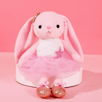 doudou bebe fille lapin-rose