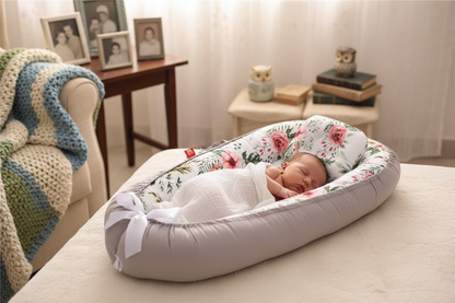 dreducteur de lit bebe-fleuri