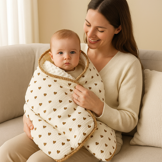 couverture bebe plaide-sourire mignon