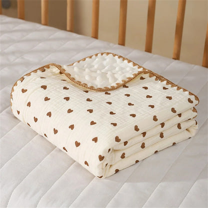 couverture bebe plaide-sourire mignon
