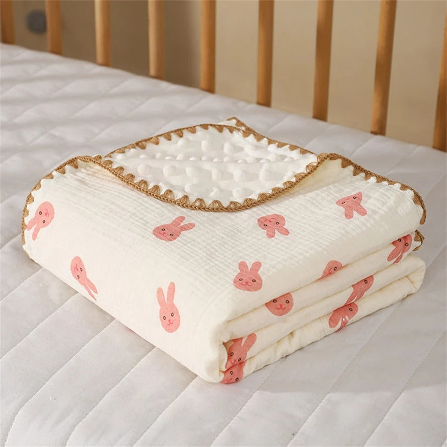 couverture bebe plaide-sourire mignon