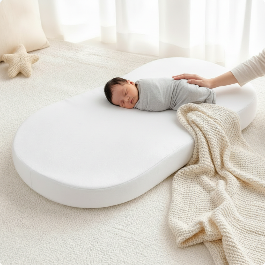 matelas berceau bébé blanc