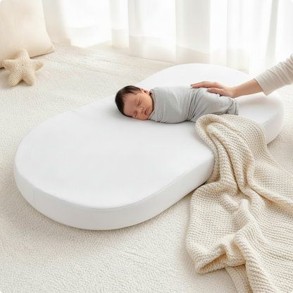  matelas berceau bébé blanc
