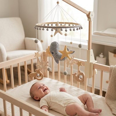 Mobile bebe_ étoiles de mer 