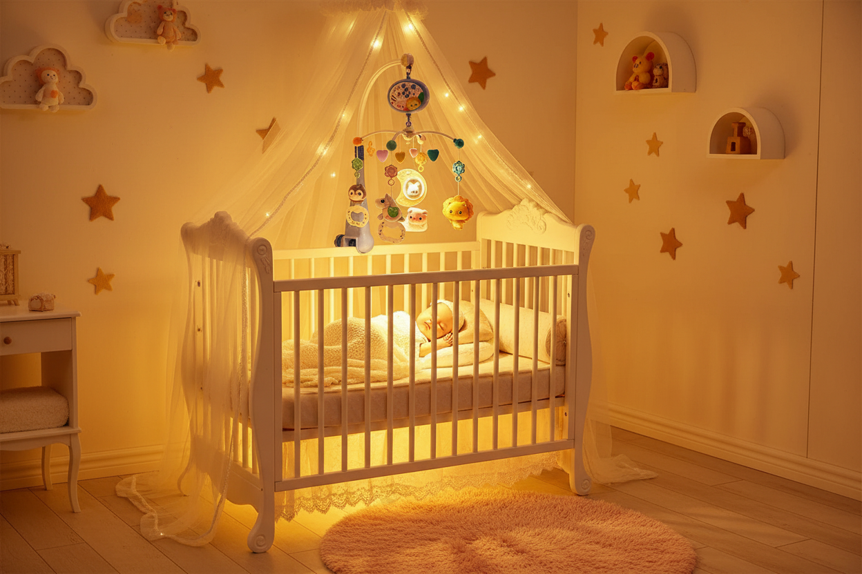 mobile bebe musicale animale lion