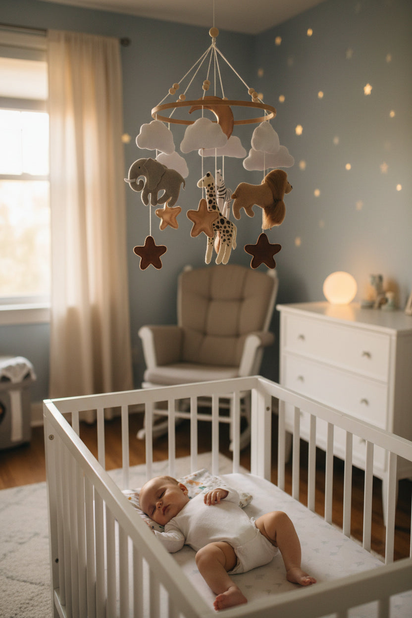  mobile pour lit bébé nuage