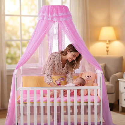  moustiquaire bebe lit cocon rose