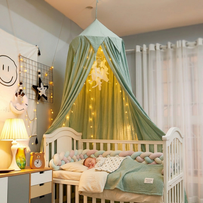  moustiquaire lit de bébé lumeére