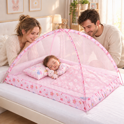  moustiquaire pour bébé sourir chaleureux