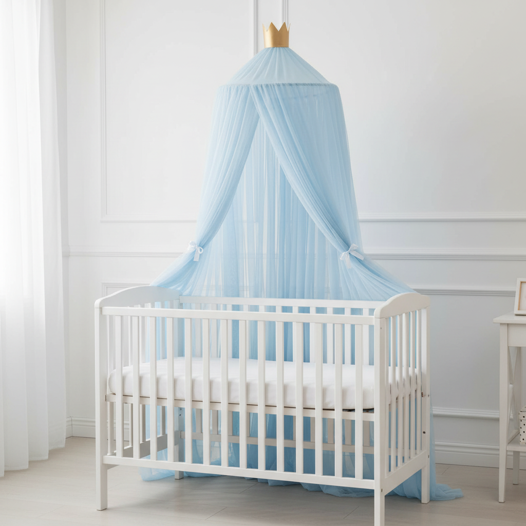 moustiquaire pour lit bébé-chateau-protection_doux